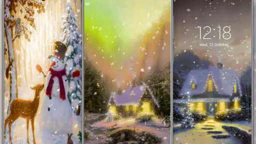 Neve - sfondo animato screenshot