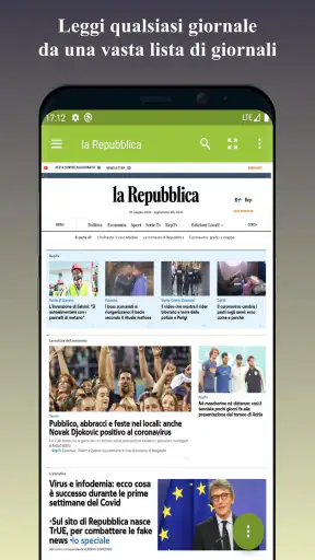NewsSQ - Quotidiani Italiani screenshot