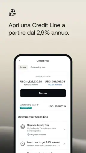 Nexo: Cripto Asset Management screenshot