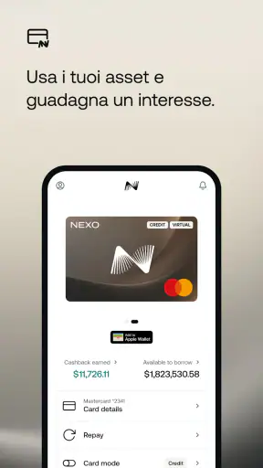 Nexo: Cripto Asset Management screenshot