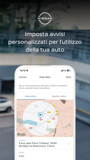 NissanConnect Services screenshot