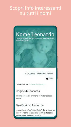 Nomi per bambini / Nomi 2025 screenshot
