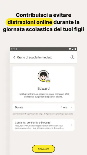 Norton Family parental control screenshot