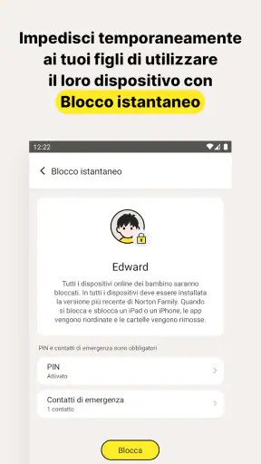 Norton Family parental control screenshot