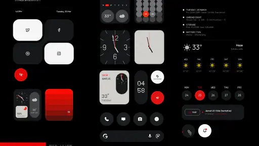 Nothing 2.0 for KWGT screenshot
