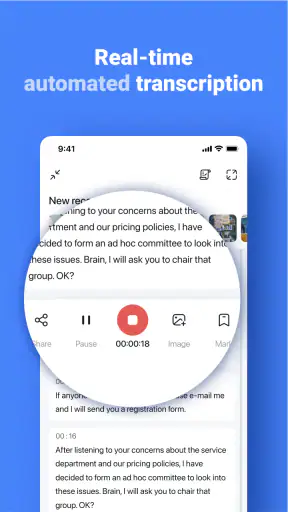 Notta-Dettatura e trascrizione screenshot