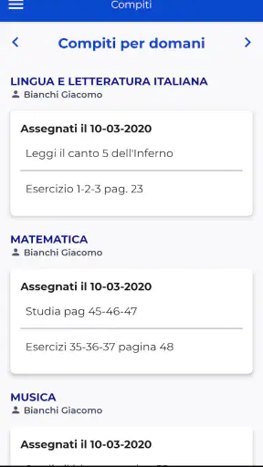 Nuvola - Tutore Studente screenshot