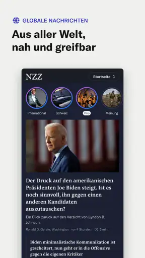 NZZ screenshot