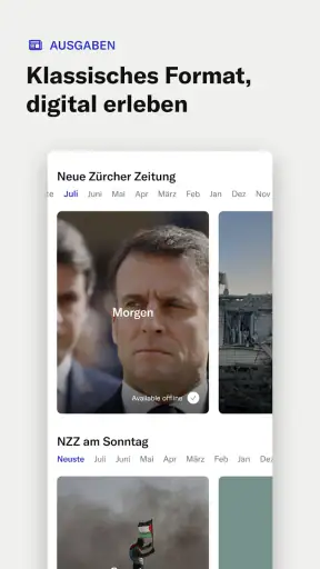 NZZ screenshot