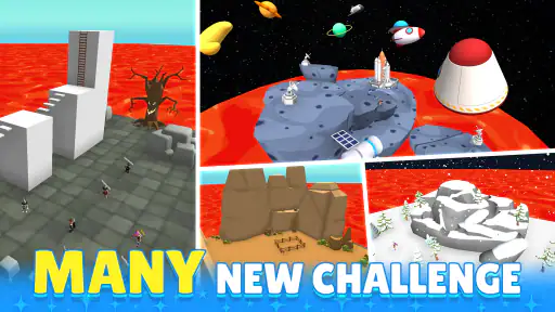 Obby Block World: Lava Fall screenshot
