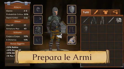 Obsidian Knight RPG screenshot