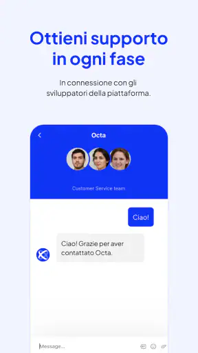 Octa trading app screenshot