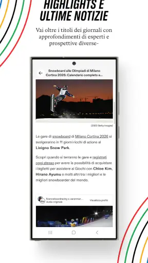 Olimpici: Sport e Notizie screenshot