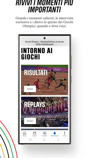 Olimpici: Sport e Notizie screenshot