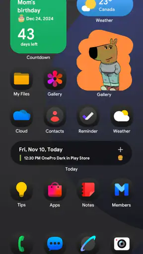 OnePro (Dark) - Icon Pack screenshot