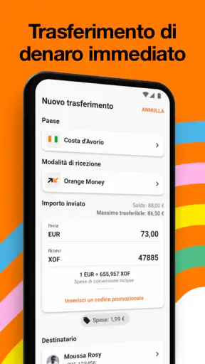 Orange Money Europa screenshot