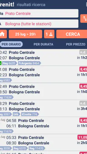 Orari Treni + Ritardi + Prezzi screenshot