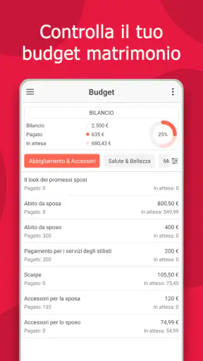 Organizzatore di Matrimoni screenshot