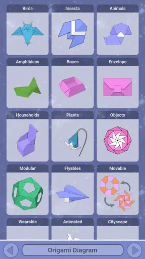 Origami Paper Art - Diagram screenshot