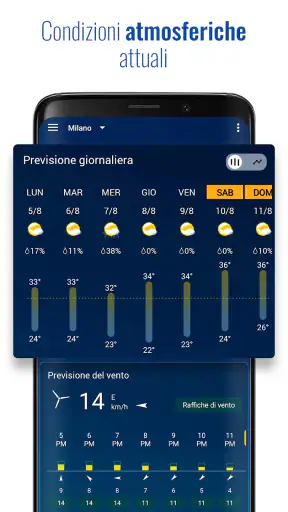 Orologio e meteo trasparente screenshot