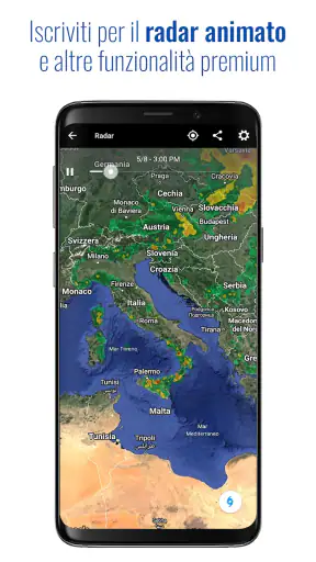 Orologio e meteo trasparente screenshot