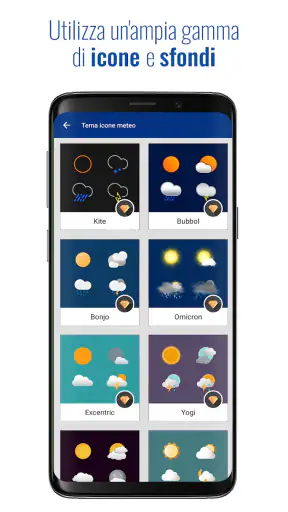 Orologio e meteo trasparente screenshot