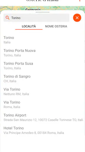 Osterie d'Italia 2025 screenshot