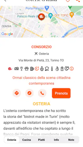 Osterie d'Italia 2025 screenshot