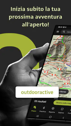 Outdooractive escursioni, bici screenshot