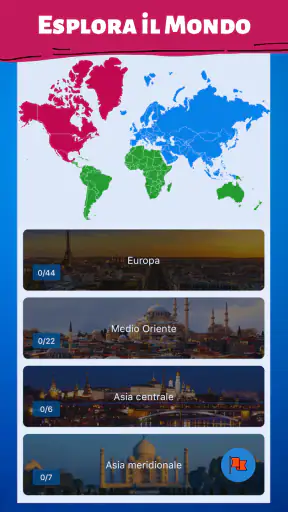 Paesi - Mappa del mondo screenshot