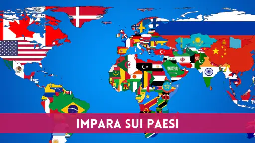 Paesi - Mappa del mondo screenshot