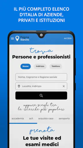 PagineBianche screenshot