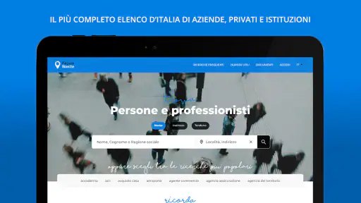 PagineBianche screenshot