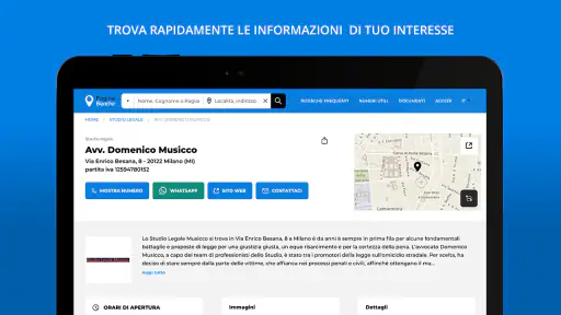 PagineBianche screenshot