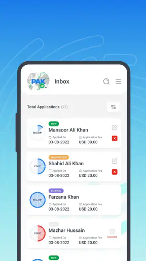 Pak Identity screenshot