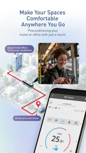 Panasonic Comfort Cloud screenshot