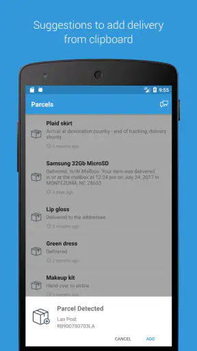 Parcels Ricerca Spedizioni SDA screenshot