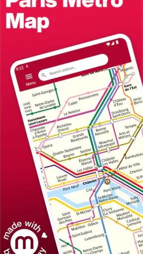 Paris Metro – Map and Routes screenshot
