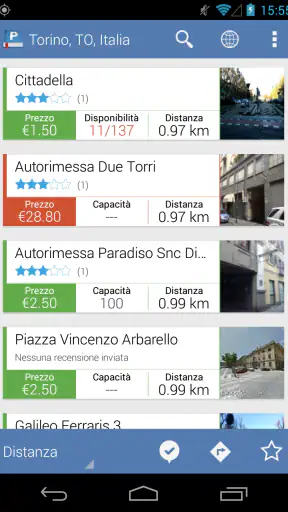 Parkopedia Parcheggi screenshot
