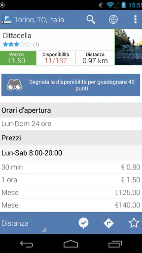 Parkopedia Parcheggi screenshot