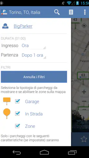Parkopedia Parcheggi screenshot
