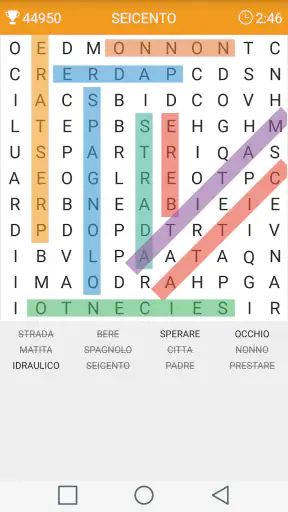 Parole intrecciate screenshot