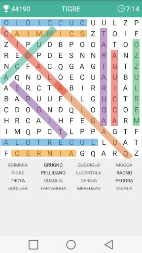 Parole intrecciate screenshot