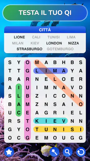 Parole intrecciate Italiano screenshot