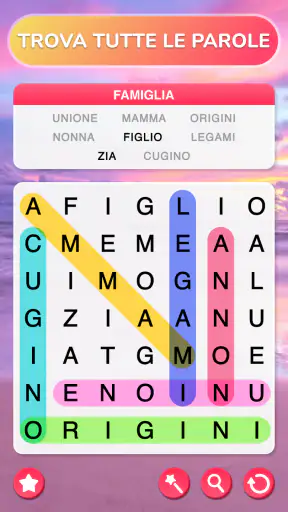 Parole intrecciate Italiano screenshot