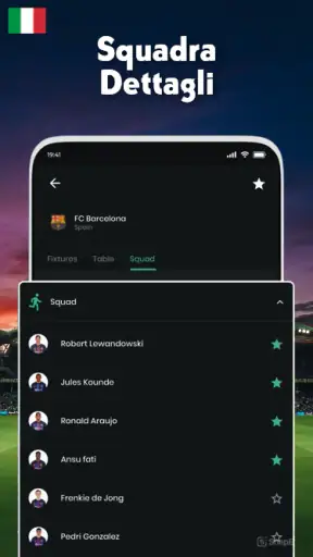 Partite della Champions League screenshot