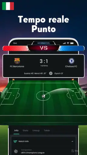 Partite della Champions League screenshot