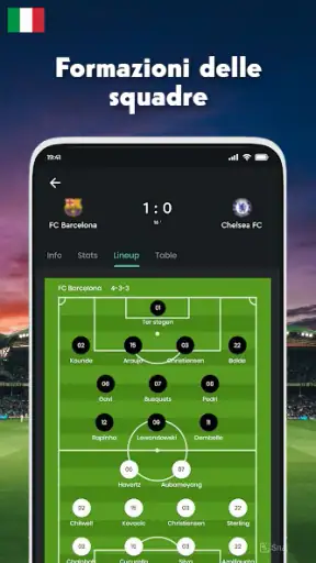 Partite della Champions League screenshot