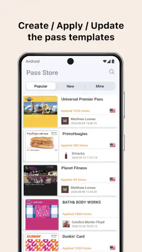 Pass2U Wallet - Carta negozio screenshot
