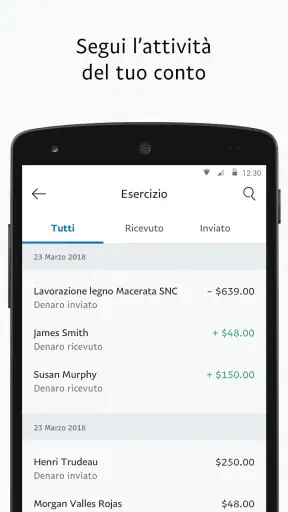 PayPal Business screenshot